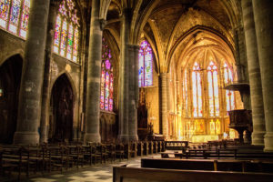 LIEGE : la collégiale Sainte-Croix, Liège sous la protection de la croix